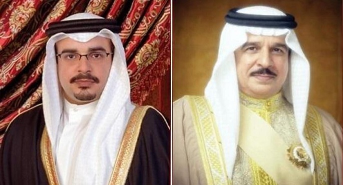ملك البحرين وولى العهد يعزيان الرئيس السيسي في ضحايا حادث القطار بالقليوبية