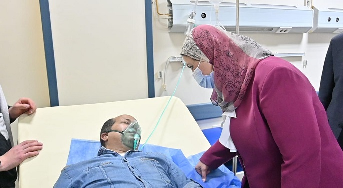 وزيرة التضامن الاجتماعي توجه بتقديم كل سبل الدعم  لمصابي قطار طوخ