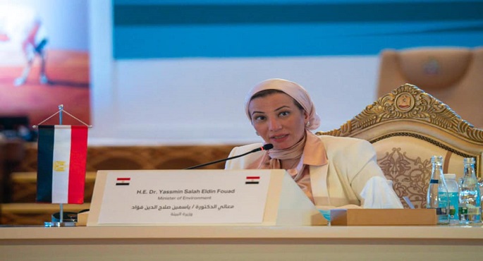 بالصور.. وزيرة البيئة: مصر إتخذت خطوات حقيقية لتغيير السياسات للتصدى لتغير المناخ