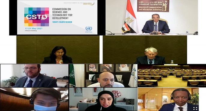 وزير الاتصالات: استراتجية مصر الرقمية يتم تنفيذها من خلال تشجيع الابتكار بهدف توفير حلول لتحديات المجتمع