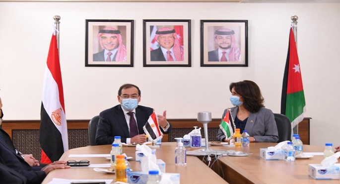 بالصور .. وزير البترول يبحث مع نظيرته الأردنية سبل دعم التعاون المشترك