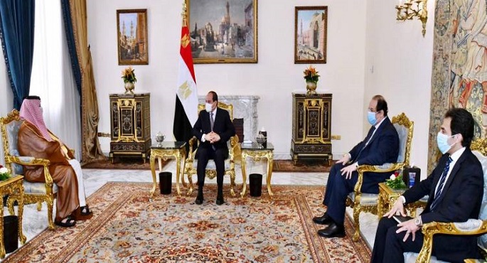الرئيس السيسي يؤكد على عمق ومتانة العلاقات التاريخية الراسخة بين مصر والسعودية