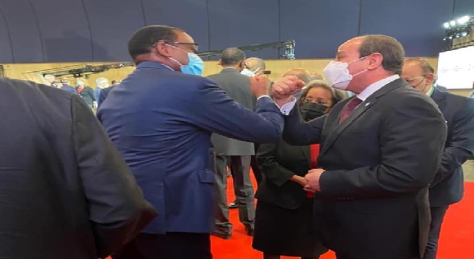 بالصور.. الرئيس السيسي يلتقي زعماء أفارقة وشخصيات دولية بمؤتمر دعم السودان