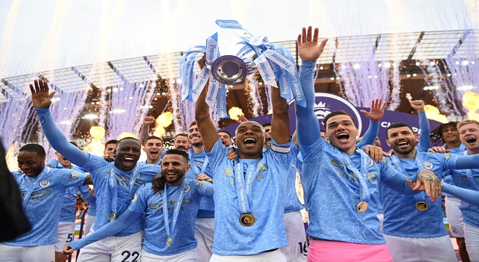 أجويرو يودع مانشستر سيتي ويقوده لاكتساح إيفرتون بخماسية بختام الدوري الإنجليزي