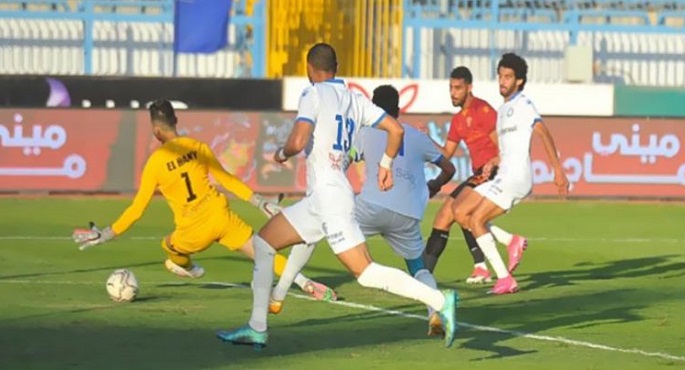 سموحة وسيراميكا يتعادلان 1-1 بالدوري الممتاز