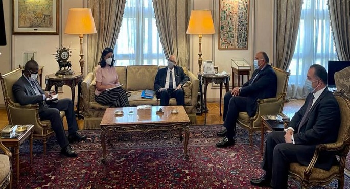 بالصور.. شكري يؤكد لوزير خارجية مالي حرص مصر في تعزيز العلاقات بين البلدين