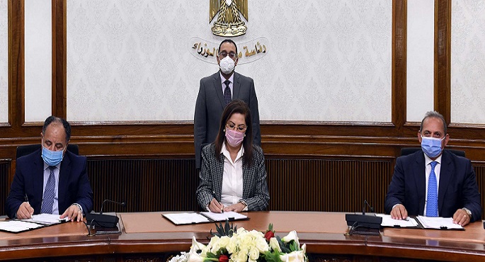بالصور.. مدبولي يشهد توقيع بروتوكول بشأن آلية تسوية التشابكات المالية بين بنك الاستثمار القومي والبنك الأهلي