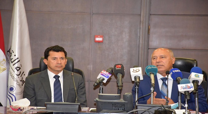 وزيرا الرياضة والنقل يشهدان المؤتمر الصحفي لمناقشة استعدادات إقامة بطولة Iron Man الدولية