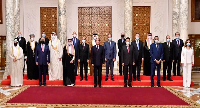 بالصور.. الرئيس السيسي يؤكد لوزراء الاعلام العرب على مبدأ إعلاء منطق ومفهوم الدولة الوطنية لتحقيق مصالح الشعوب