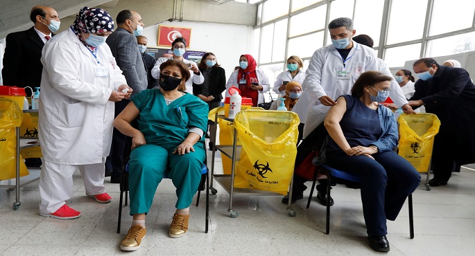 الصحة التونسية: تطعيم 38 ألفا و56 شخصا ضد فيروس “كورونا” خلال 24 ساعة