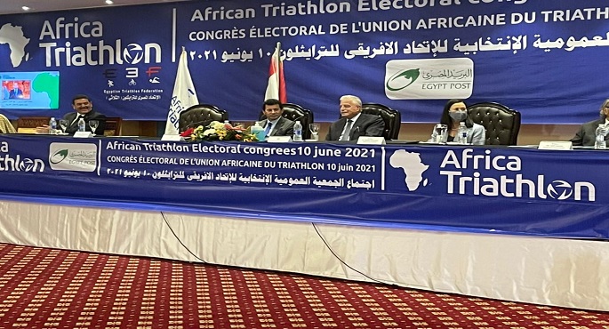 بالصور .. وزير الرياضة يشهد الجمعية العمومية للاتحاد الإفريقي للتراثيلون بشرم الشيخ