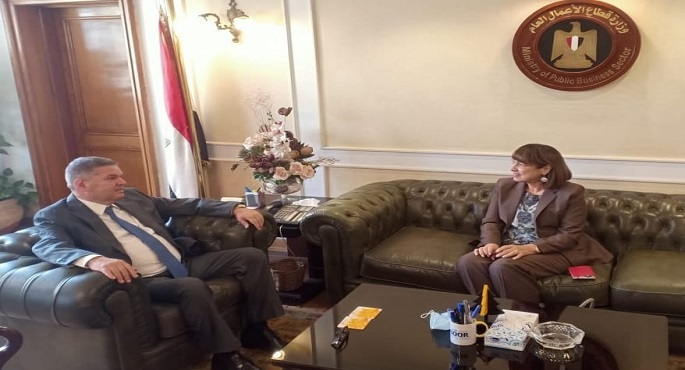 وزير قطاع الأعمال العام يستقبل المنسق المقيم للأمم المتحدة في مصر
