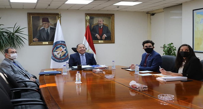 بالصور .. وزير المالية لغرفة التجارة الأمريكية: تحسن مؤشرات الأداء الاقتصادي هذا العام رغم كورونا