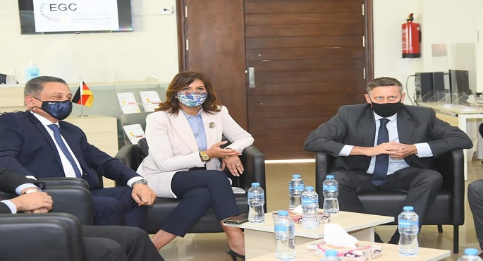 بالصور .. وزيرة الهجرة وسفير ألمانيا يزوران المركز المصري الألماني للوظائف والهجرة وإعادة الإدماج