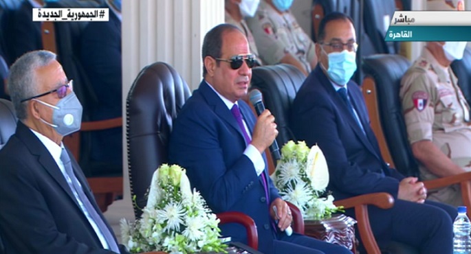الرئيس السيسي : عملية استصلاح الأراضي مكلفة جدا ويجب الحفاظ على ماتبقى من الرقعة الزراعية