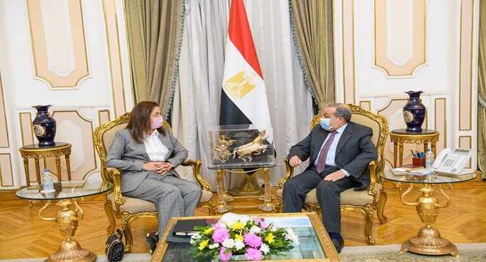 وزيرا الإنتاج الحربي والتخطيط يبحثان الخطة الإستثمارية للعام المالى 2021-2022 ومبادرة حياة كريمة