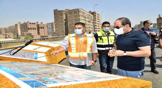 بالصور.. الرئيس السيسي يتفقد أعمال التطوير والصيانة الشاملة للطريق الدائري حول القاهرة الكبرى