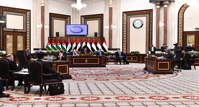 بالصور.. زعماء مصر والعراق والأردن يتفقون على تكثيف التشاور والتنسيق بشأن قضايا المنطقة