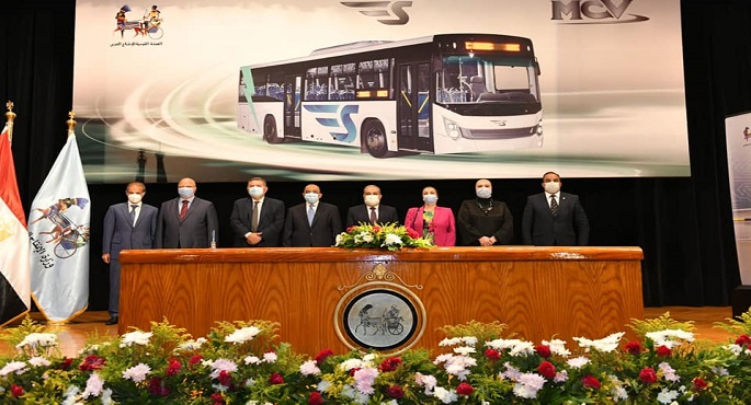 بالصور..” الإنتاج الحربى” تعلن عن بدء تفعيل التعاون مع “MCV” لتصنيع الأوتوبيس الكهربائي