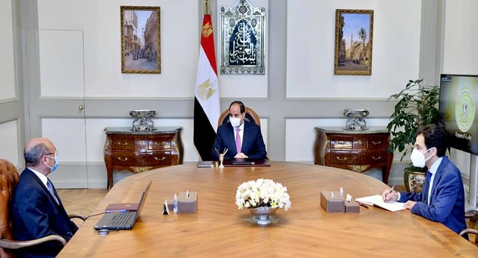 الرئيس السيسي يجتمع بوزير العدل ويوجه باستخدام أحدث الوسائل والتقنيات الإلكترونية في منظومة المحاكم