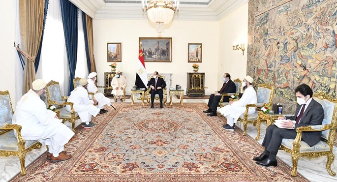 بالصور.. الرئيس السيسي يؤكد إيمان مصر العميق بأهمية الحوار بين كافة شعوب العالم بمختلف مذاهبها وأعراقها