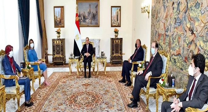 بالفيديو.. خلال لقائه وزيرة خارجية ليبيا.. الرئيس السيسي يشدد على دعم مصر الكامل للمجلس الرئاسي وحكومة الوحدة الوطنية الليبية