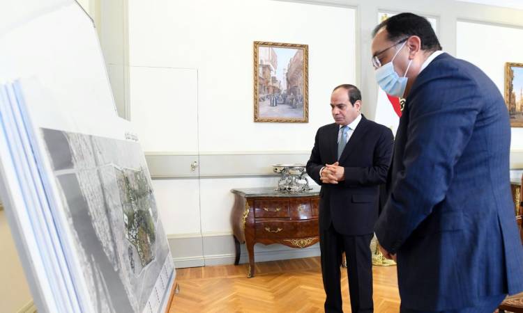 الرئيس السيسي يوجه بالبدء الفوري في تنفيذ مشروع “حديقة تلال الفسطاط”