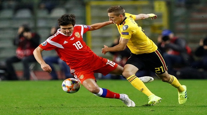 بلجيكا تبدأ رحلة الحلم بلقاء نارى ضد روسيا فى يورو 2020