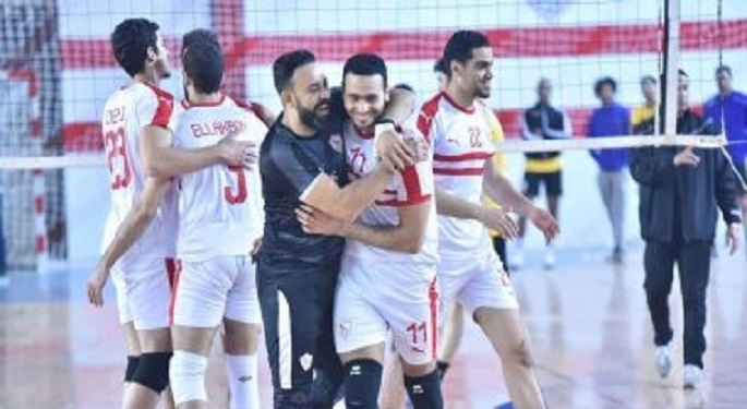 تأهل الأهلي والزمالك إلى نصف نهائي بطولة كأس مصر للكرة الطائرة