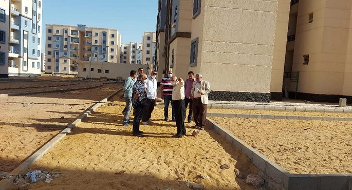 بالصور .. مسئولو الإسكان يتفقدون أعمال المرافق بالمبادرة الرئاسية “سكن لكل المصريين” بحدائق العاصمة