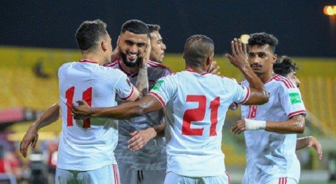 الإمارات تفوز على تايلاند بثلاثية وتعزز فرصها في التأهل للتصفيات النهائية لكأس العالم