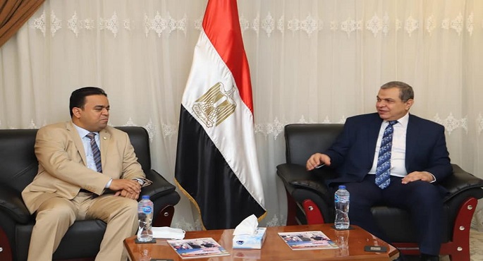 بالصور.. سعفان يبحث مع وزير العمل الليبي تنظيم وتسهيل تنقل الأيدي العاملة بين البلدين