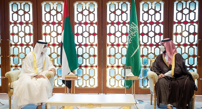محمد بن سلمان ومحمد بن زايد يبحثان العلاقات الثنائية الراسخة