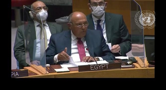 كلمة وزير الخارجية سامح شكري أمام مجلس الأمن بشأن سد النهضة الإثيوبي