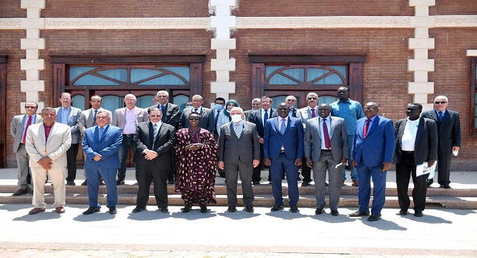 بالصور.. عبدالعاطي يصطحب نائب الرئيس ووزير الري بجنوب السودان في جولة ميدانية