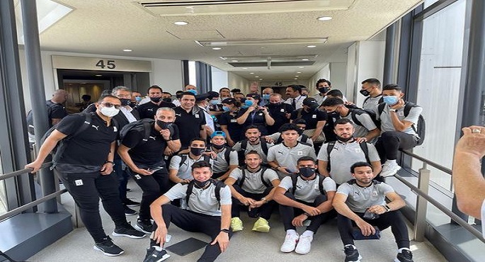 بعثة المنتخب الأوليمبي تصل اليابان استعدادا للمشاركة في أولمبياد طوكيو