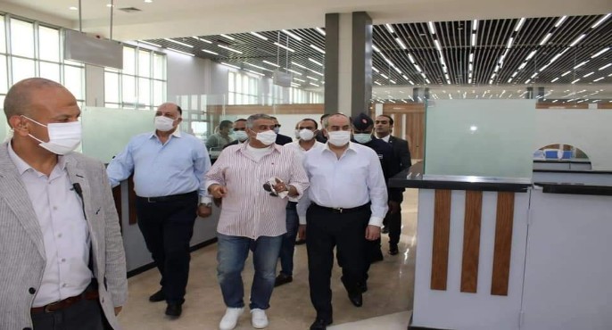 بالصور.. وزير الطيران المدني في زيارة تفقدية لمطار العلمين الدولي