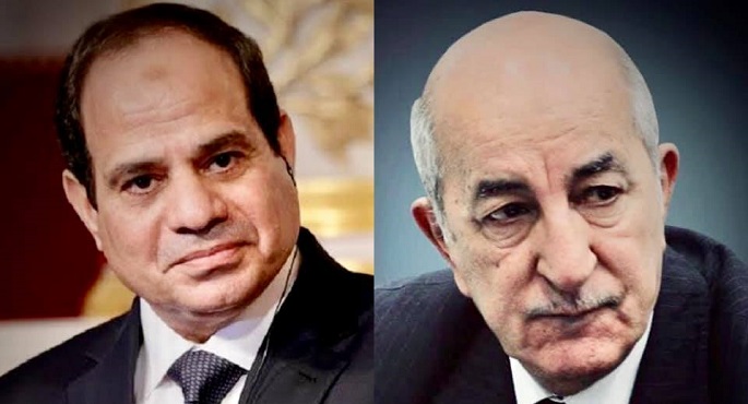 الرئيس السيسي يجري اتصالاً هاتفياً مع الرئيس الجزائري للتهنئة بعيد الاضحي المبارك