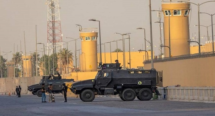 إسقاط طائرة مسيرة قرب السفارة الأمريكية ببغداد ولا ضحايا