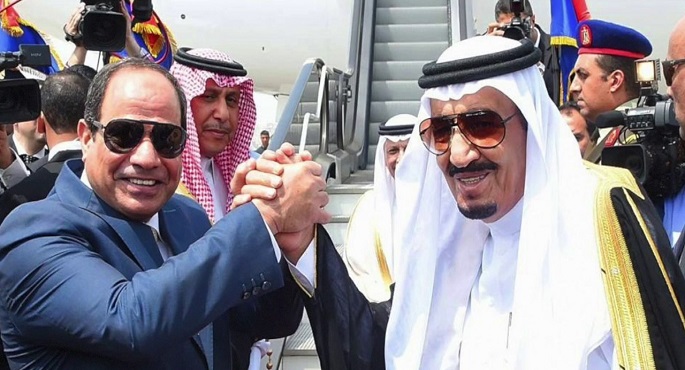 الرئيس السيسي يجري اتصالاً هاتفياً بجلالة الملك سلمان بن عبدالعزيز آل سعود للتهنئة بعيد الاضحي المبارك