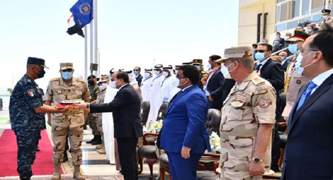 وسائل الإعلام العربية والدولية تبرز افتتاح الرئيس السيسي لقاعدة (3 يوليو) البحرية