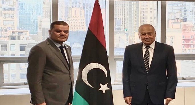 الأمين العام للجامعة العربية يبحث مع دبيبة الوضع في ليبيا