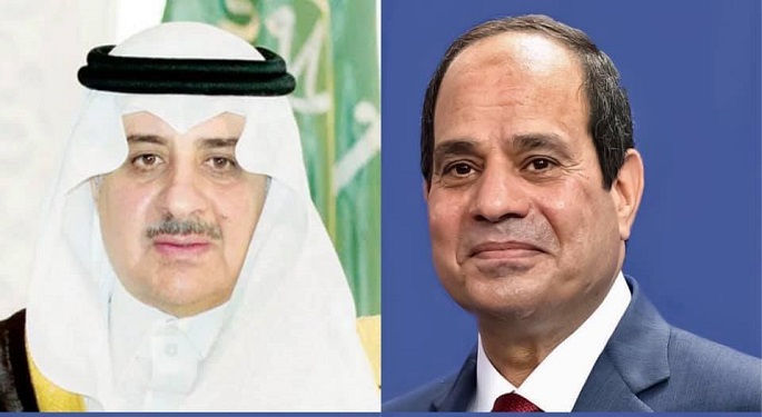 الرئيس السيسي يهنئ أمير تبوك بعيد الأضحى المبارك