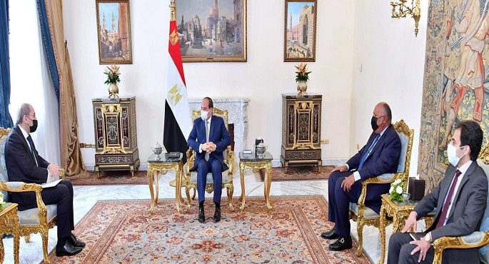 الرئيس السيسي يعرب عن التطلع لتعزيز العلاقات مع الاْردن بما يسهم في تحقيق مصالح البلدين