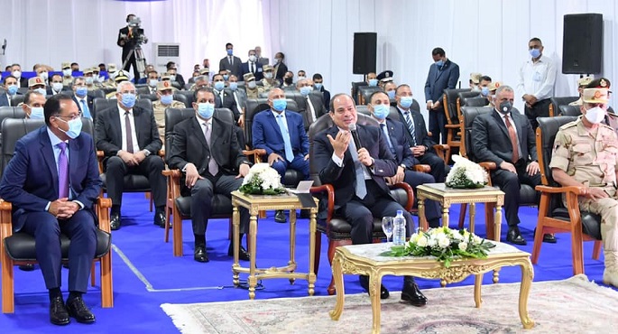 الرئيس السيسي يشدد على ضرورة إزالة التعديات كافة في البلد