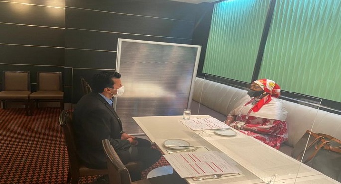 أشرف صبحي يبحث مع وزيرة الرياضة الكينية التعاون المشترك علي هامش حضورهما منافسات الأولمبياد