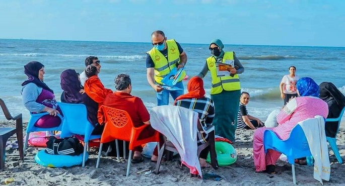 بالصور.. صندوق مكافحة الإدمان يطلق مبادرة لتوعية المصطافين بأضرار تعاطي المخدرات