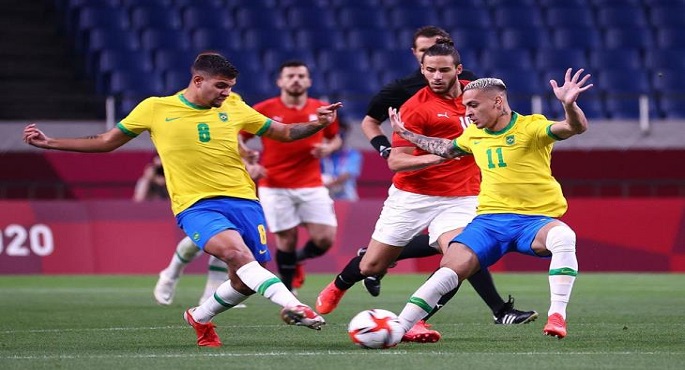 المنتخب الوطني يودع اولمبياد طوكيو بالخسارة أمام البرازيل