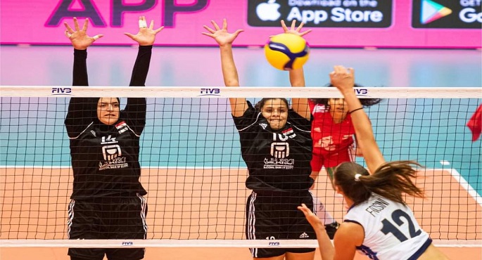 منتخب شابات الطائرة أمام بيلاروسيا في تحديد المراكز ببطولة العالم ببلجيكا