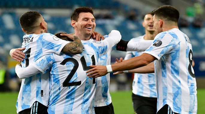 الأرجنتين تتحدى الإكوادور وأوروجواي تواجه كولومبيا فى ربع نهائي كوبا أمريكا